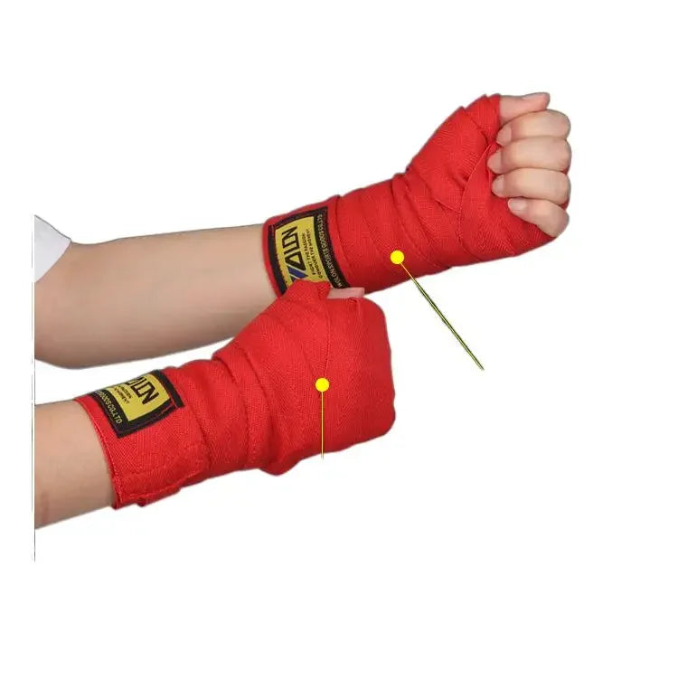 1 Pair 3/5M Cotton Boxing Bandage Wrist Wraps Combat Protect Sport Kickboxing Muay Thai Handbands Training Competition Gloves