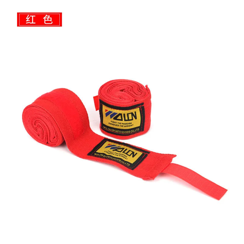 1 Pair 3/5M Cotton Boxing Bandage Wrist Wraps Combat Protect Sport Kickboxing Muay Thai Handbands Training Competition Gloves