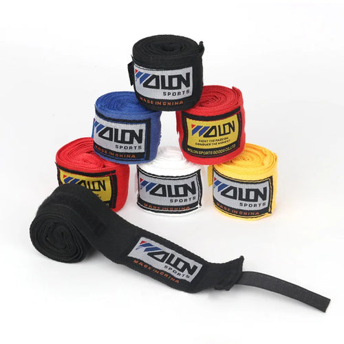1 Pair 3/5M Cotton Boxing Bandage Wrist Wraps Combat Protect Sport Kickboxing Muay Thai Handbands Training Competition Gloves